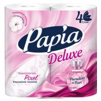 Туалетная бумага Papia Делюкс PARADISO FIORI 4сл.4*14